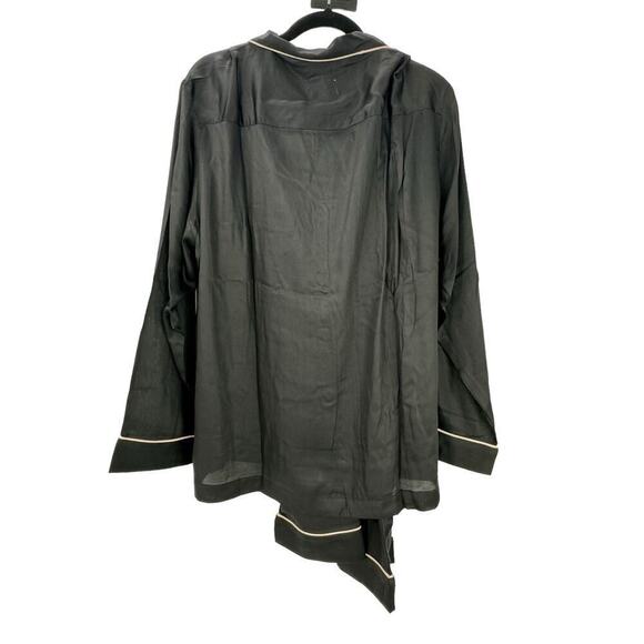 Chloe Kristyn Long Sleeve Button Up Pajama Suit Set Relaxed Fit Size X-Large NWT - Picture 4 of 10